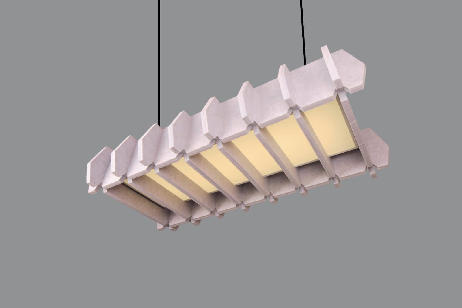 Aaroha perforated dome pendant light