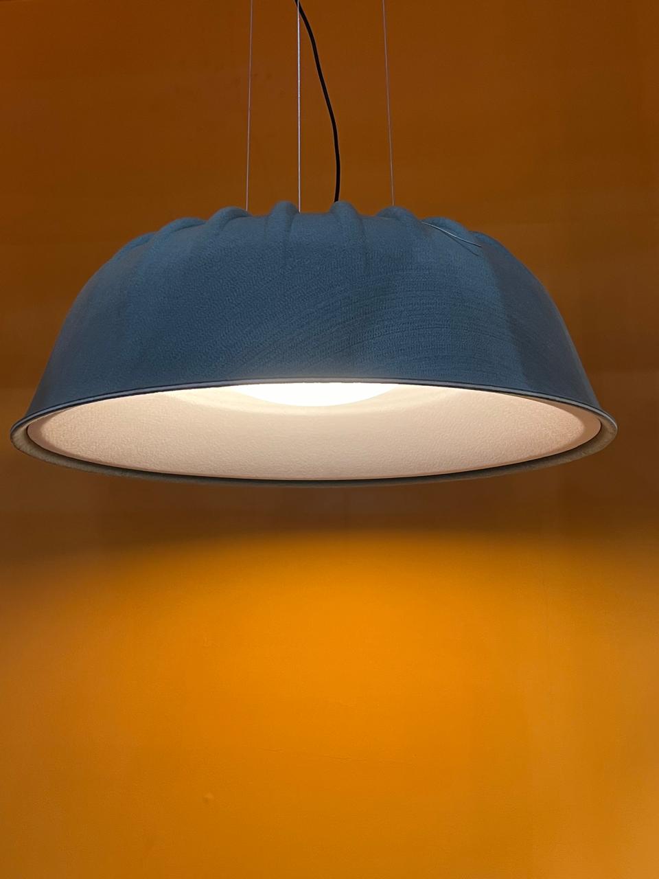Aaroha ribbed dome pendant light